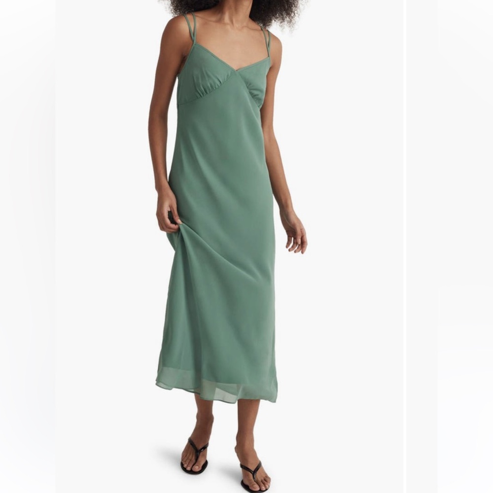 Madewell Layered Slip Midi Dress